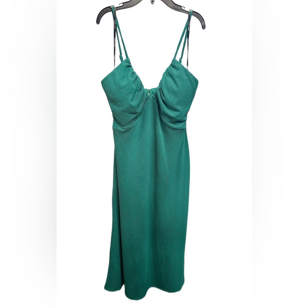 Guess Strapless Green Sleeveless Midi Slip Dress
